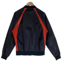 80s NIKE ナイキ AIR JORDAN エアジョーダン ナイロン ジップアップ ジャケット ブラック レッド Size M 福生店