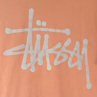 STUSSY ステューシー メキシコ製 ショーンフォント Tシャツ サーモンピンク sizeM 瑞穂店