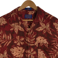 PENDLETON ペンドルトン シルク オープンカラーシャツ アロハ レッド Size L 福生店