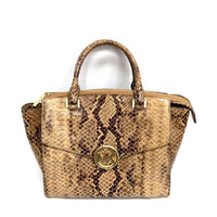 MICHAEL KORS マイケルコース パイソントートバッグ 2way ブラウン系 瑞穂店