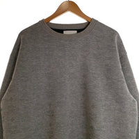 MCM by PHENOMENON エムシーエム バイ フェノメノン Reflective Monogram Sweat Shirt リフレクティブ モノグラム クルーネック スウェットトレーナー グレー MHAASJP01EG00L SizeL 福生店