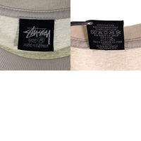 STUSSY ステューシー 両面プリント ロゴ 半袖 Tシャツ ナチュラル Size M 福生店