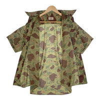 70's Duxbak ダックスバック ダックハンターカモ 半袖シャツ グリーン Size L 相当 福生店