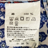 STUSSY ステューシー バンダナ柄 長袖シャツ レッド×ブルー sizeXL 瑞穂店