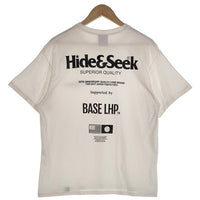 HIDE AND SEEK ハイドアンドシーク chemical conbination 30th S/S Tee 半袖 Tシャツ ホワイト H30th-060025 Size L 福生店