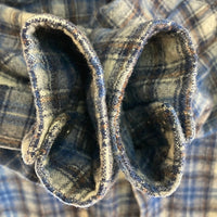 PENDLETON ペンドルトン 80's 白タグ ウール チェック ウエスタンシャツ ブルーxブラウン sizeM 瑞穂店