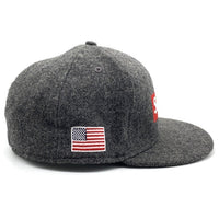 SUPREME シュプリーム 10AW Woolrich Box Logo New Era Cap ウールリッチ ボックスロゴ ニューエラキャップ チャコールグレー Size 7 1/2 (59.6cm) 福生店