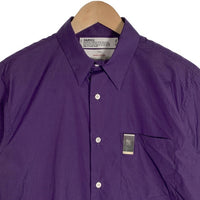 DAIRIKU ダイリク 22SS H-S Dress Shirt with Money Clip ドレスシャツ 半袖 マネークリップ パープル 22SS S-9 Size M 福生店