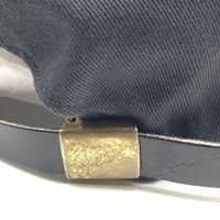 80-90's STUSSY ステューシー スカルボーン刺繡 5パネルキャップ ブラック オールド タグなし 福生店