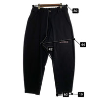 CAPTAINS HELM キャプテンズヘルム ウエストギャザー ロングパンツ ブラック ポリエステル Size L 福生店