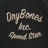Dry Bones ドライボーンズ ドリズラージャケット ブラック ポリエステル ナイロン 刺繡 Size M 福生店