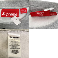 SUPREME シュプリーム 24SS Estabished Crewneck エスタブリッシュド クルーネックスウェットトレーナー グレー プリント Size XL 福生店