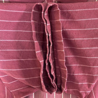 STUSSY ステューシー ハーフジップ ストライプ ポロシャツ ピンク sizeM 瑞穂店