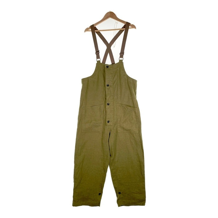 ANCELLM LINENSUEDE DECK PANTS オーバーオール ANCELLM アンセルム LINENSUEDE DECK PANTS リネンスウェード デッキ