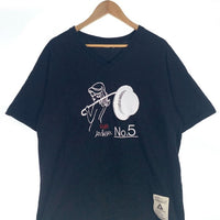 SVG NEIGHBORHOOD ネイバーフッド CLASS-1 VネックプリントTシャツ ブラック 2014SVG Size 4 福生店