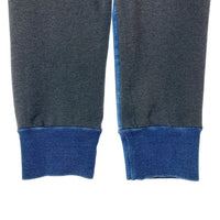 glamb グラム Jake knit denim 切替 デニム スウェットパンツ ライトインディゴ グレー GB17SP/P03 Size 3 瑞穂店
