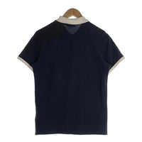 MONCLER モンクレール MAGLIA POLO ポロシャツ 半袖 鹿の子 ネイビー ホワイト Size S 福生店