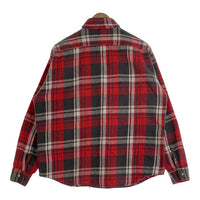 90's FIVE BROTHER ファイブブラザー 長袖 フランネルシャツ レッド ブラック ホワイト USA製 Size XL 福生店