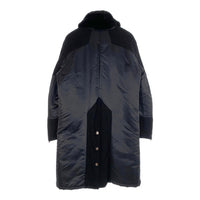 ennerre エネーレ ナイロン ウール ベンチコート ブラック 中綿 NR32JX03 Size 52 福生店