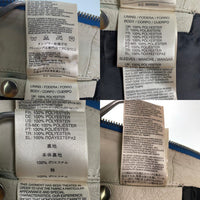 DIESEL ディーゼル Leather moto Racing Jacket モトレーシング ジャケット ゴートスキン ライダース ブルー ホワイト Size L 福生店