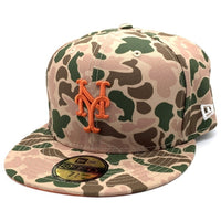 New Era ニューエラ 59FIFTY MLB ニューヨーク・メッツ ベースボールキャップ カモフラージュ HAT CLUB Size 7 3/4 (61.5cm) 福生店