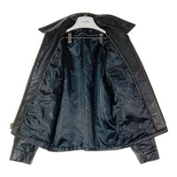 Schott ショット AT101 シングルライダースジャケット ブラック size40※ライナー欠品・裏地脇ダメージ有 瑞穂店