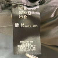 Retro Grade レトログレード 8521031 シープレザー シングル ライダースジャケット ブラック sizeS 瑞穂店