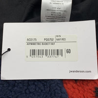 JW ANDERSON ジェイダブリューアンダーソン 22SS ASYMMETRIC BUCKET HAT ボアフリースバケットハット レッド ネイビー AC0175 PG0752 Size 60 福生店