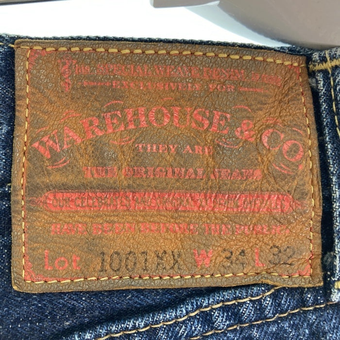 WAREHOUSE ウエアハウス 1001XX ボタンフライ セルビッジ デニム