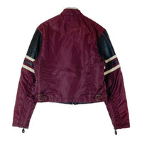 HARLEY DAVIDSON ハーレーダビッドソン 40320 レーシングジャケット ナイロンレザー切替 パープル ブラック sizeM 瑞穂店