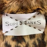SUPERTHANKS スーパーサンクス ST184 JK006A レオパード柄 ファージャケット ブラウン sizeL 瑞穂店