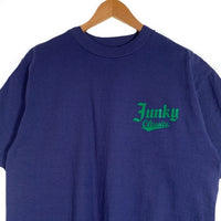JUNKY CLASSICS ジャンキークラシックス Original Tee by KEN THE FLATTOP 半袖 Tシャツ ネイビー Size L 福生店