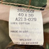 Wrangler ラングラー 35006CF USA製 リアルツリー柄 迷彩 ショートパンツ ブラウン size40 瑞穂店