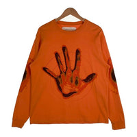 GENTLEFULLNESS ジェントルフルネス プリント ロングスリーブTシャツ オレンジ Size XL 福生店