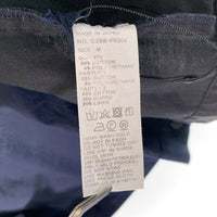 zucca ズッカ コットン ショートスリーブシャツ スナップボタン 脇下ベロア切替 半袖 ネイビー 日本製 CZ84FK504 Size M 福生店