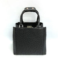 KLEIN KAROO クラインカルー オーストリッチ ハンドバッグ ブラック 瑞穂店