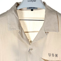 AVIREX アヴィレックス EAGLE SKA SHIRT イーグル 刺繍 スカシャツ オフホワイト sizeF 瑞穂店