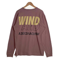 WIND AND SEA ウィンダンシー -YOU AND SEA- WDS CUSTOM L/S Tee プリント ロングスリーブTシャツ MERLOT WDS-O-YAS-23-Q3-01 Size L 福生店