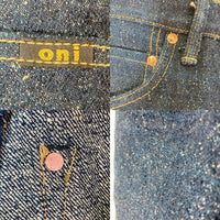 ONI DENIM 鬼デニム ONI-266SESR 20oz. シークレット スーパーラフデニム 赤鬼 リラックスストレート ジーンズ ワンウォッシュ インディゴ系 size38 瑞穂店