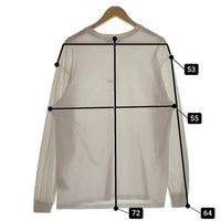 MSGM エムエスジーエム フロントロゴプリント ロングスリーブTシャツ ホワイト 2940MM160 Size M 福生店