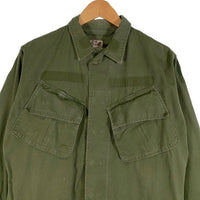 60's U.S.ARMY 米陸軍 Jungle Fatigue Jacket ジャングルファティーグ ジャケット オリーブ ノンリップ エポーレット無 Size S-R 福生店