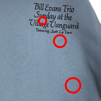 WACKO MARIA ワコマリア BILL EVANS ビルエヴァンス 刺繡 バックプリント スウェットクルーネックトレーナー ブルー Size L 福生店