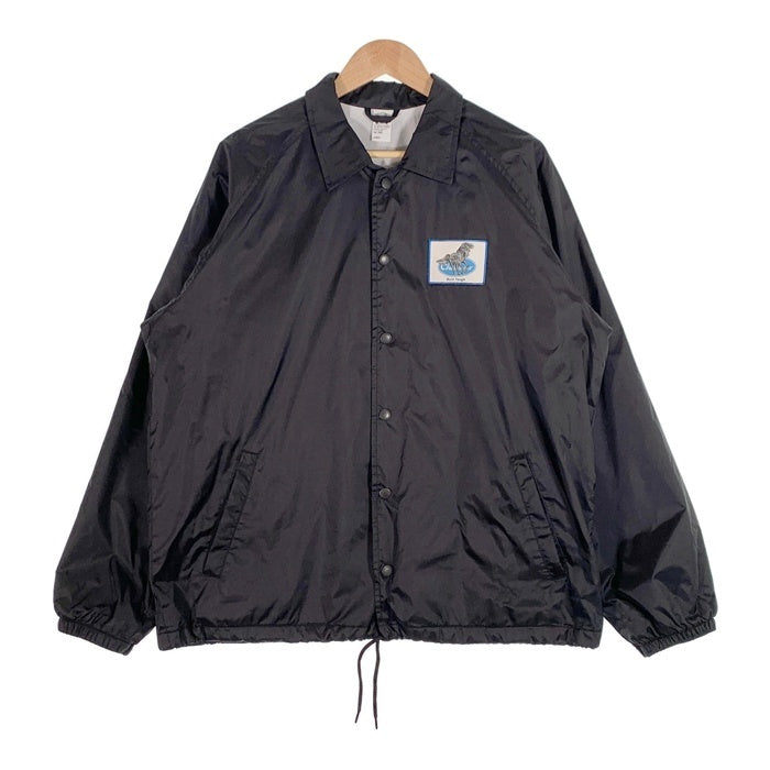 CHALLENGER チャレンジャー IRON HORSE COACH JACKET アイアンホース プリント コーチジャケット ブラック ナイロン  Size L 福生店