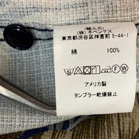 ENGINEERED GARMENTS エンジニアードガーメンツ ボタニカル柄 フード付き 胸ポケット プルオーバー ネイビー sizeM 瑞穂店