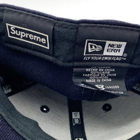 SUPREME シュプリーム 12SS New Era ニューエラ National Champion ボックスロゴ ベースボールキャップ ネイビー ウール Size 7 3/8 (58.7cm) 福生店