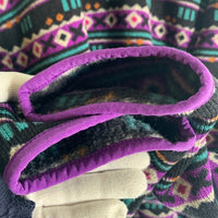 L.L.Bean エルエルビーン Sweater Fleece Pullover セーターフリースプルオーバー ジャケット ニット スナップ ブラック パープル Size XL-R 福生店