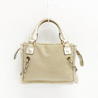 Chloe クロエ チェーンデザイン ハンドバッグ ゴールド ※スレ・汚れあり 瑞穂店
