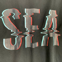 WIND AND SEA ウィンダンシー Black Over Dye S/S Tee ブラックオーバーダイ ショートスリーブTシャツ 刺繡 バックプリント WDS-O-BKF-25-Q2-03 Size XL 福生店