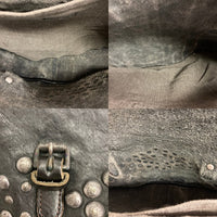 RRL ダブルアールエル スタッズ レザー サドルバッグ ブラック 瑞穂店