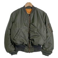 60's U.S.AIR FORCE 米空軍 ALPHA アルファ MA-1 フライトジャケット MIL-J-82790D グリーン 1965 Size M 福生店